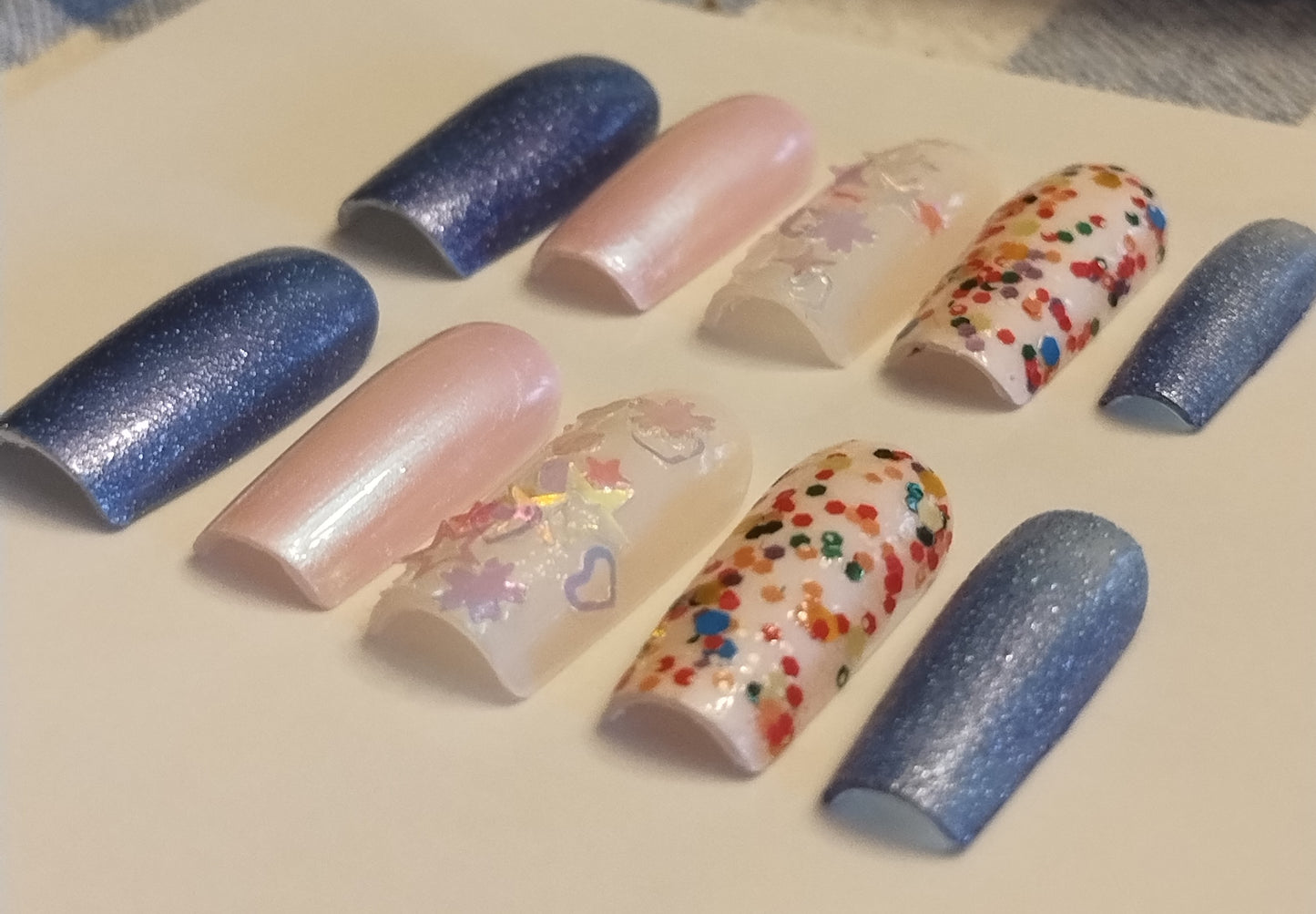 Nails After Dark Set - Long Square