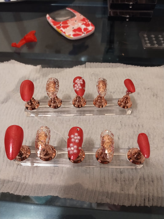 Crystal Berry Garden Set - Medium Coffin